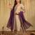 Women's chanderi cream embroidered kurta set with dupatta and pant