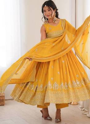 Premium designer anarkali set 1