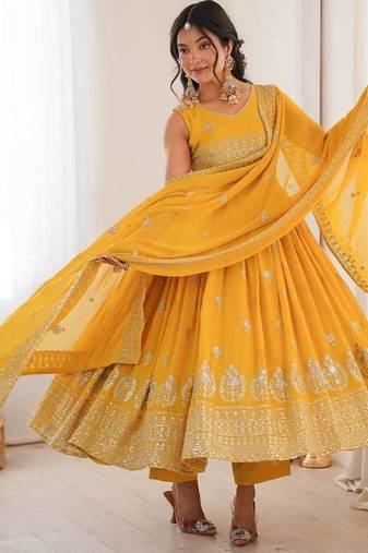 Premium designer anarkali set