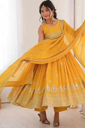 Premium designer anarkali set