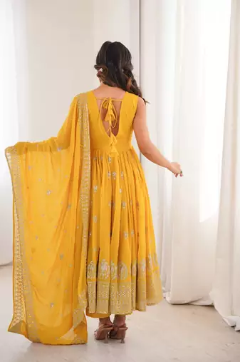Premium designer anarkali set
