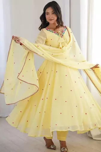 Premium designer anarkali set