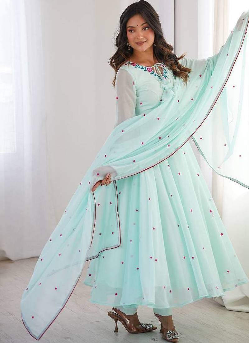Premium designer anarkali set