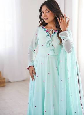 Premium designer anarkali set 2