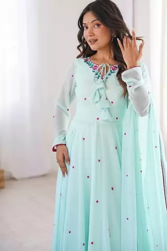 Premium designer anarkali set