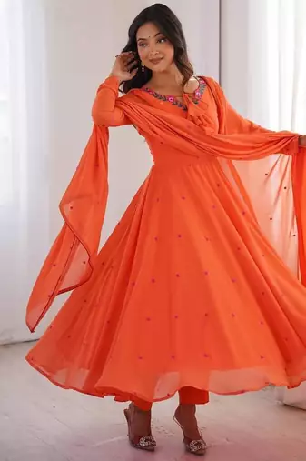 Premium designer anarkali set