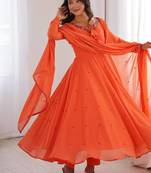 Premium designer anarkali set