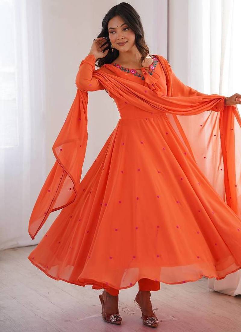 Premium designer anarkali set
