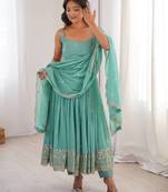 Royal sequin embroidered anarkali set