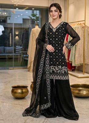 Designer kurti palazzo set 1