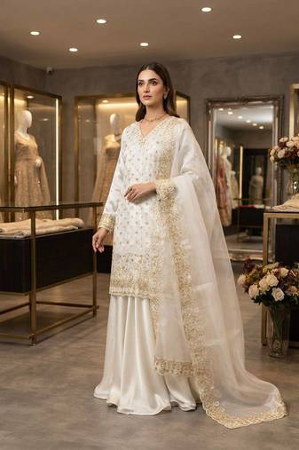 Designer kurti palazzo set