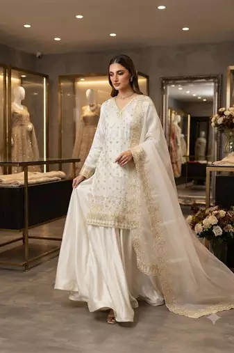 Designer kurti palazzo set