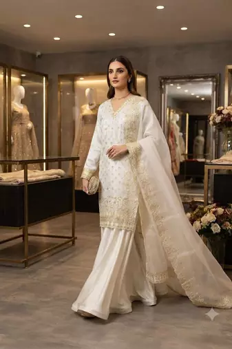 Designer kurti palazzo set