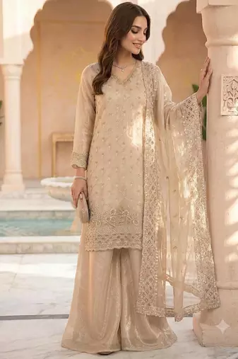 Designer fendy kurti palazzo set