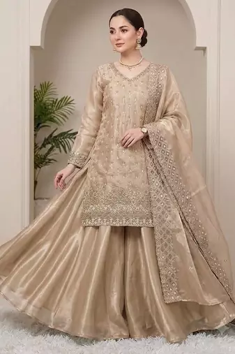 Designer fendy kurti palazzo set