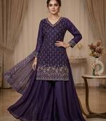 Designer fendy kurti palazzo set