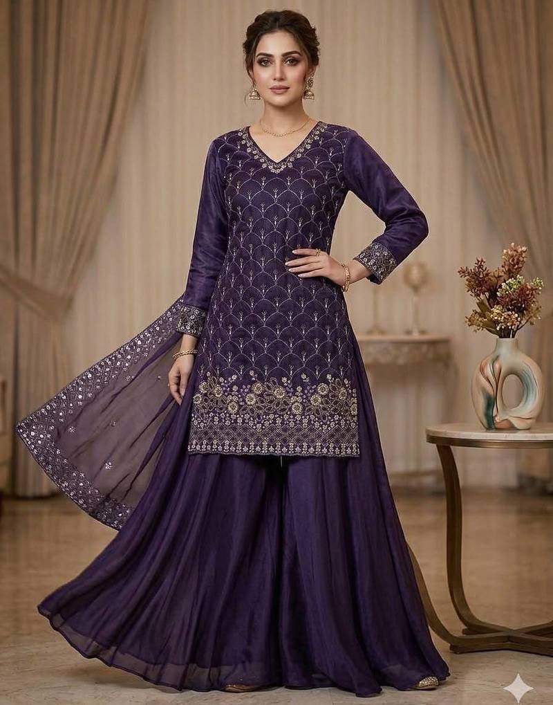 Designer fendy kurti palazzo set