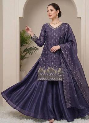 Designer fendy kurti palazzo set 3
