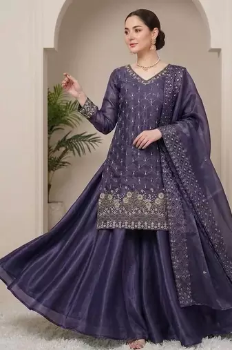 Designer fendy kurti palazzo set