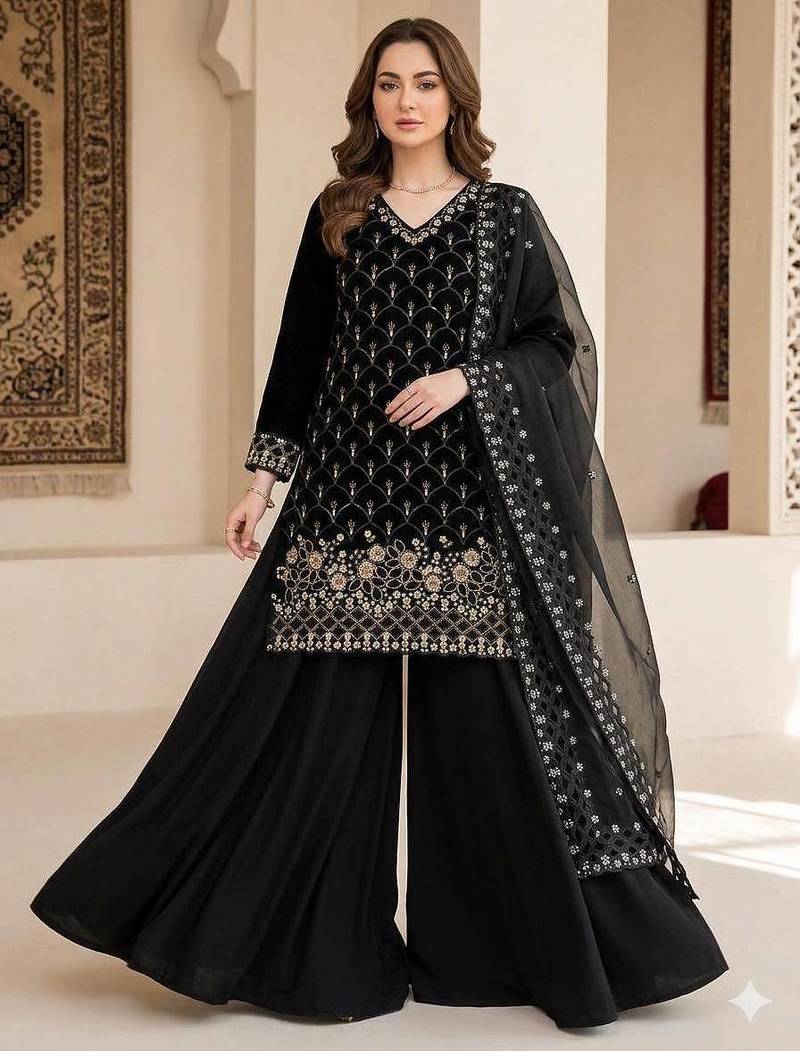 Designer fendy kurti palazzo set