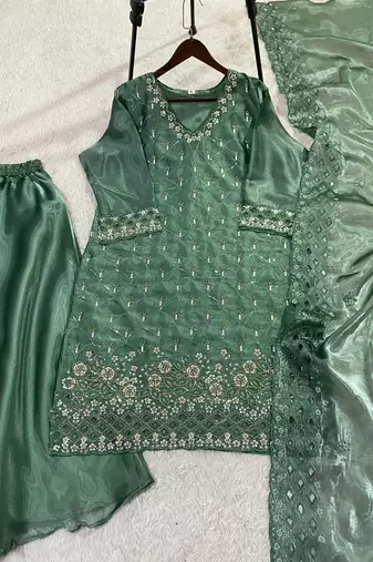 Designer fendy kurti palazzo set
