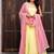 Designer faux georgette 7 meter flair anarkali set