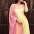 Designer faux georgette 7 meter flair anarkali set