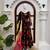 Designer tabby organza 7 meter flair anarkali set