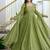 Designer salsa silk foil work gown set