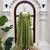 Designer salsa silk foil work gown set