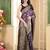 pemium purple and dark purple pure satin all over woven zari design wedding and party wear saree with blouse