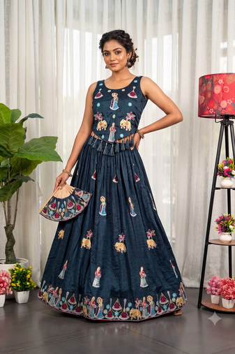 Festive Navratri Ready-to-Wear Lehenga Choli