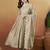 Chiku embroidered silk blend kurta pant dupatta set