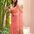 aaha linen saree with hand embroidery