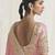 Designer pink viscose fabric saree with pink viscose blouse fabric
