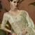 designer pista silk blend fabric saree with pista silk blend blouse fabric