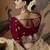 designer gold soft jacquard fabric saree with maroon silk blend blouse fabric