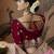 designer pink soft jacquard fabric saree with maroon silk blend blouse fabric