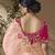 designer pwach viscose fabric saree with rani pink silk blend blouse fabric