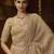 Designer gold tissue fabric saree with gold tissue blouse fabric