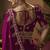 Designer wine satin fabric saree with wine satin blouse fabric