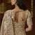 Designer chiku tissue fabric saree with chiku tissue blouse fabric