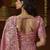 Designer pink tissue fabric saree with pink tissue blouse fabric