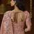 Designer peach tissue fabric saree with peach tissue blouse fabric