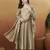 Chiku embroidered silk blend kurta pant dupatta set