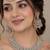 Pink pista mehandi-plated agate stone necklace set with earrings & maang tikka