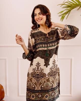 Women Ethnic Motifs Printed Regular Kurta with Palazzos 1