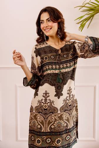 Women Ethnic Motifs Printed Regular Kurta with Palazzos