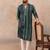 Men's blue viscose rayon printed bandhani kurta with trousers     trendy festive & wedding wear