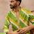 Men's multi viscose rayon printed leheriya kurta with trousers – trendy festive & wedding wear